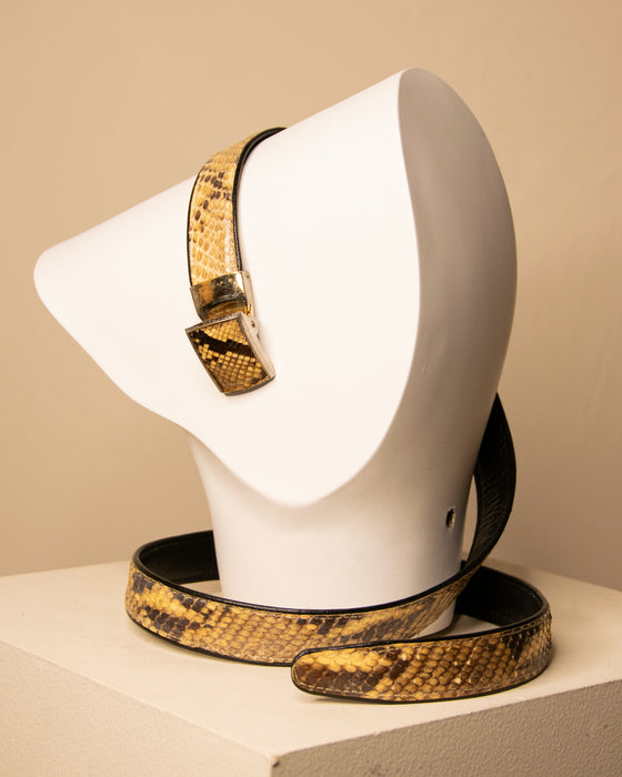 Vintage Snakeskin Belt
