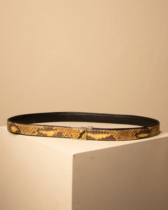 Vintage Snakeskin Belt
