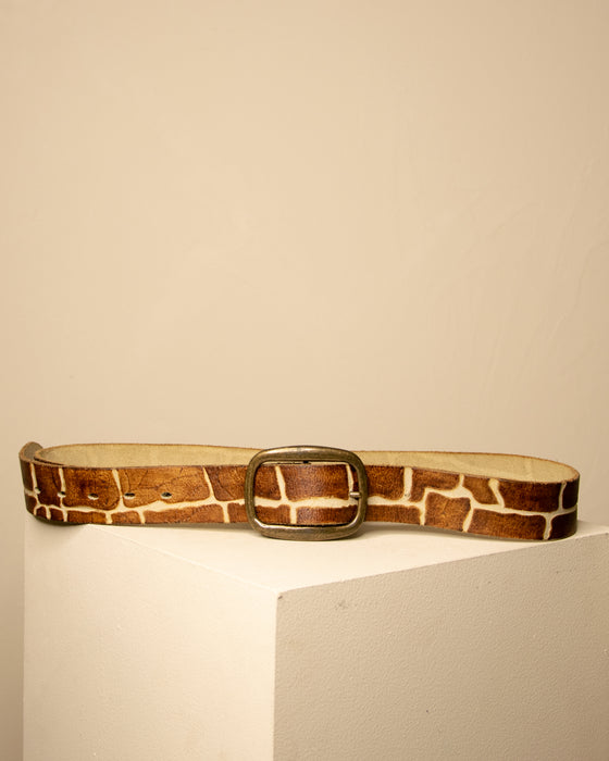 Vintage Crocodile Leather Belt