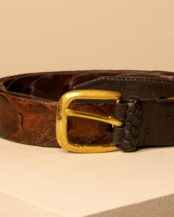 Vintage Linked Leather Belt