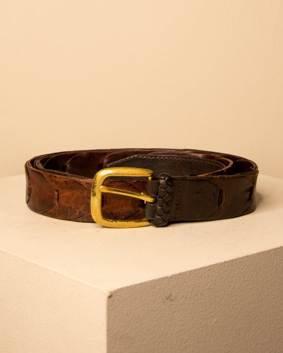 Vintage Linked Leather Belt