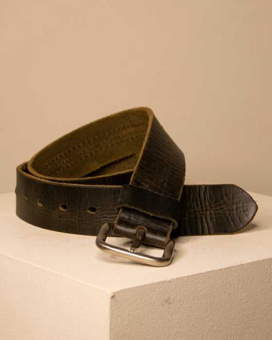 Black Genuine Leather Belt