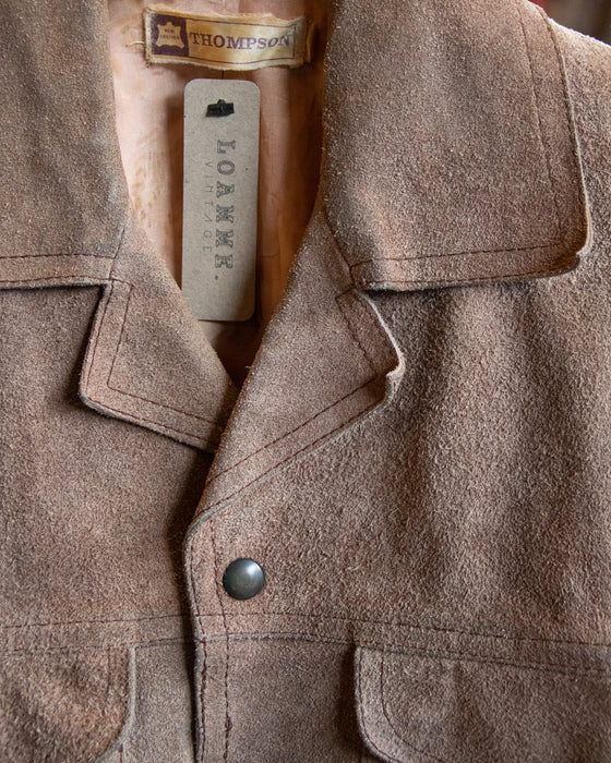 70s Light Brown Suede Jacket