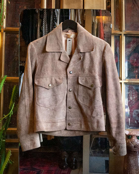 70s Light Brown Suede Jacket