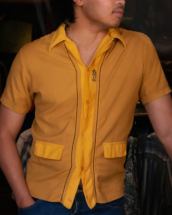 60s Vintage Mustard Bisley Shirt