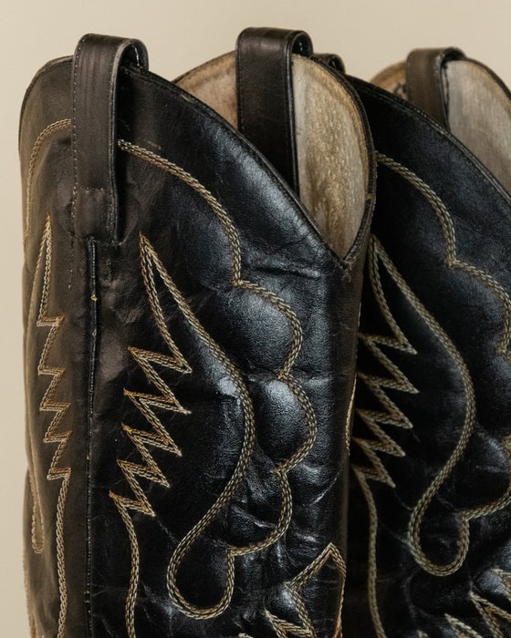 Vintage Snakeskin Cowboy Boots 9M