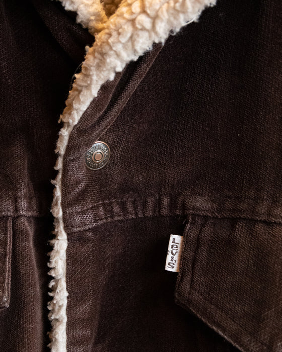 Vintage Brown Velvet Levi's Jacket