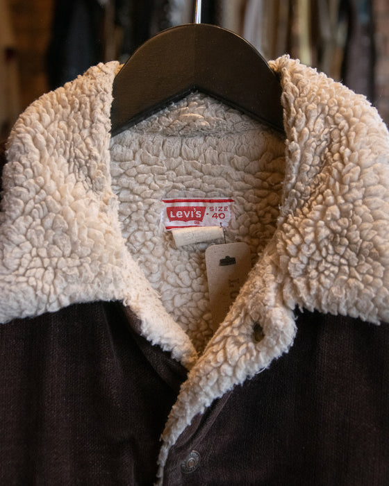 Vintage Brown Velvet Levi's Jacket