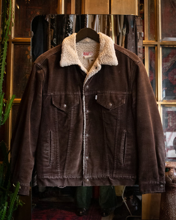 Vintage Brown Velvet Levi's Jacket