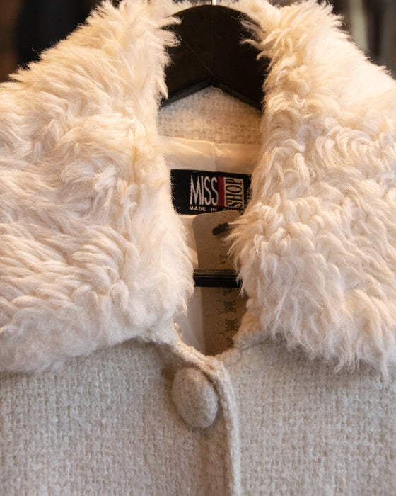 Vintage Miss Shop Cream Trench Coat