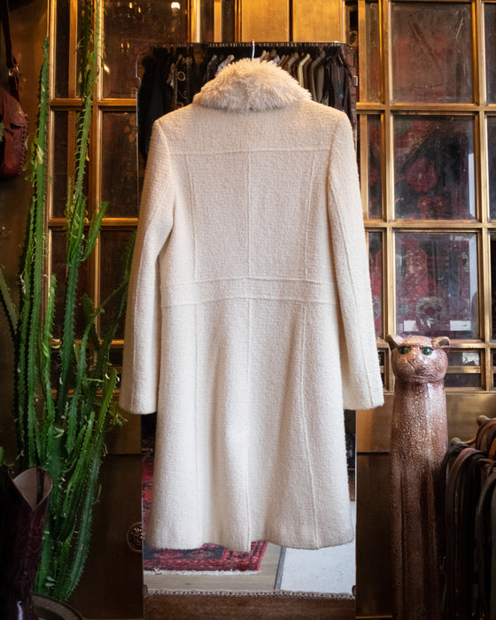 Vintage Miss Shop Cream Trench Coat