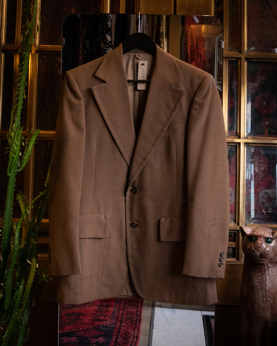 70s Vintage Brown Blazer