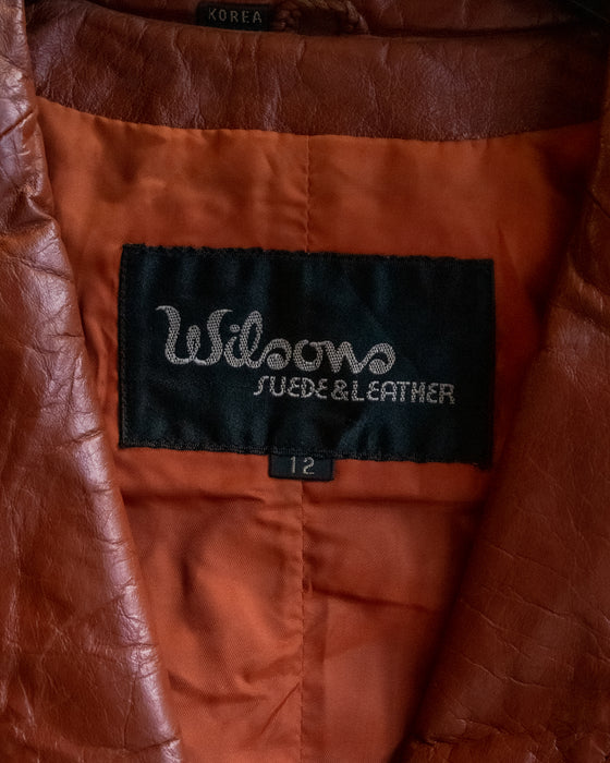 Vintage Wilsons Chestnut Leather Jacket