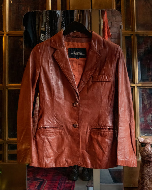 Vintage Wilsons Chestnut Leather Jacket
