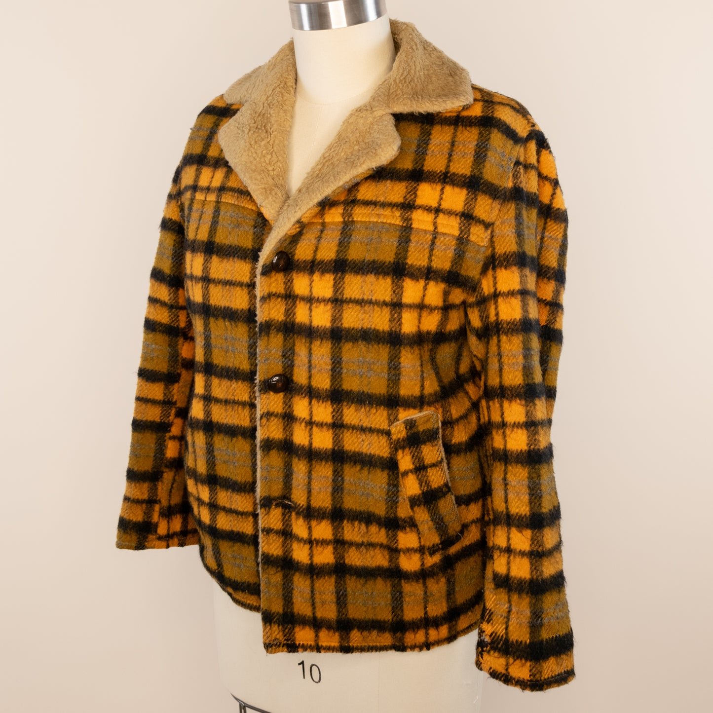 Vintage Orange Lumber Jacket