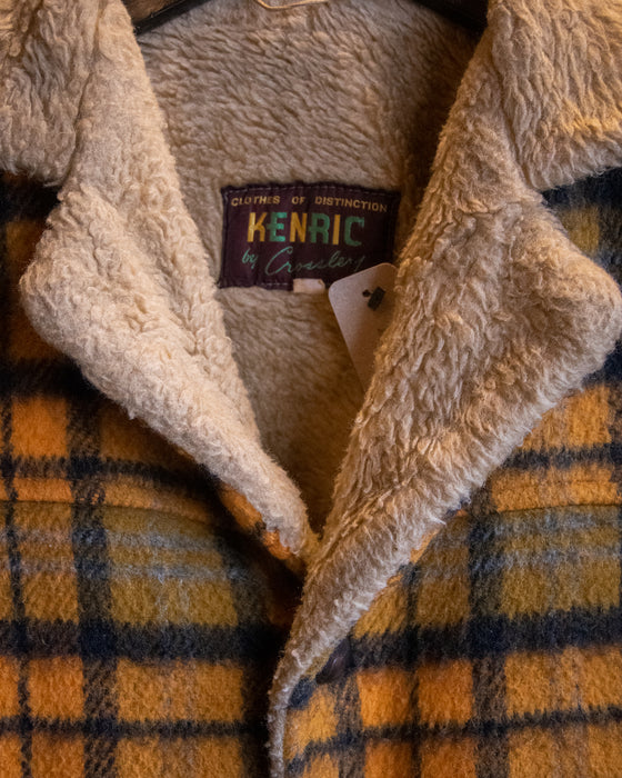 Vintage Orange Lumber Jacket