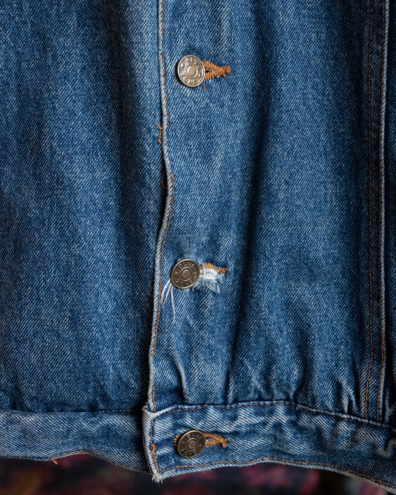Vintage Fleece Lined Denim Jacket