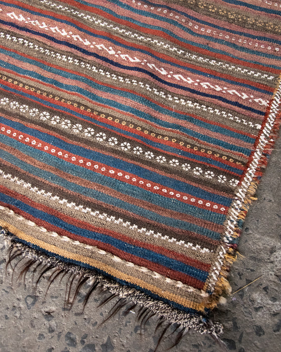 Vintage Handmade Kilim Rug 247x146cm
