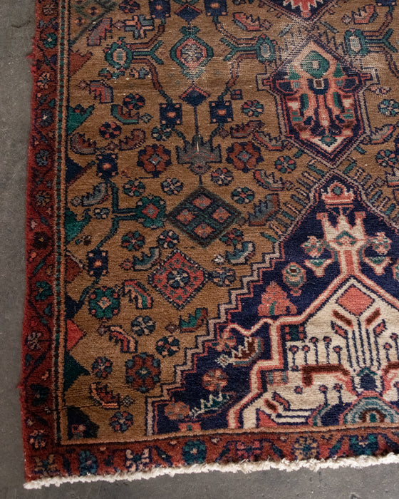 Vintage Handmade Persian Rug 260x118