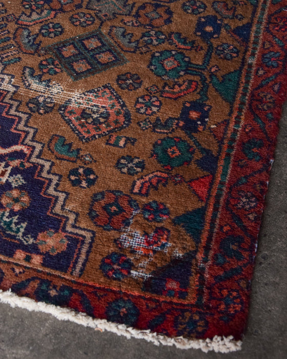 Vintage Handmade Persian Rug 260x118
