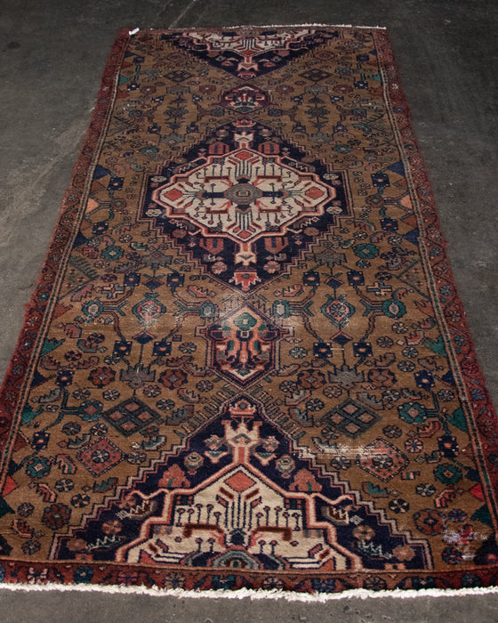 Vintage Handmade Persian Rug 260x118