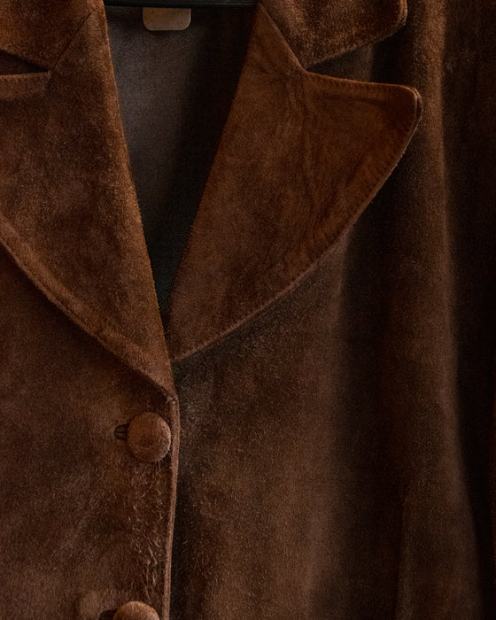 Brown Buttery Soft Suede Jacket