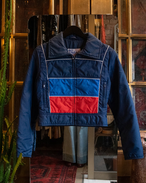 Retro Cropped Trax Puffer Jacket