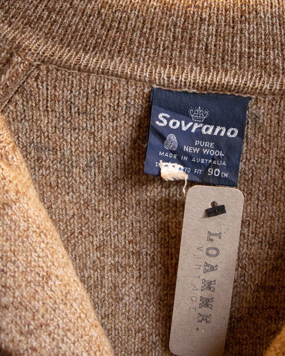 Vintage Sovrano Pure New Wool Cardigan