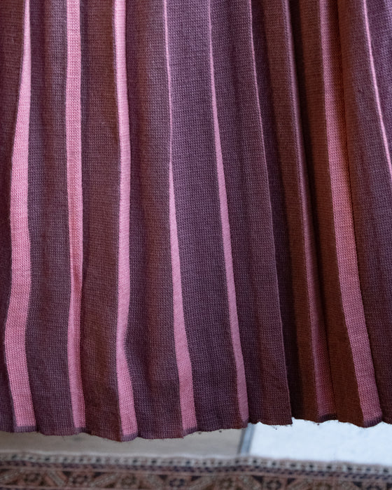 Rombardini ITALY Pleated Knit Skirt
