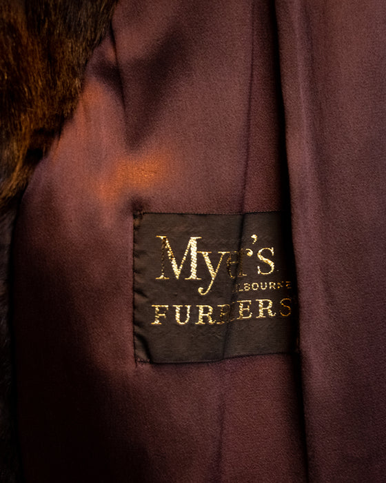Vintage MYER Real Fur Coat