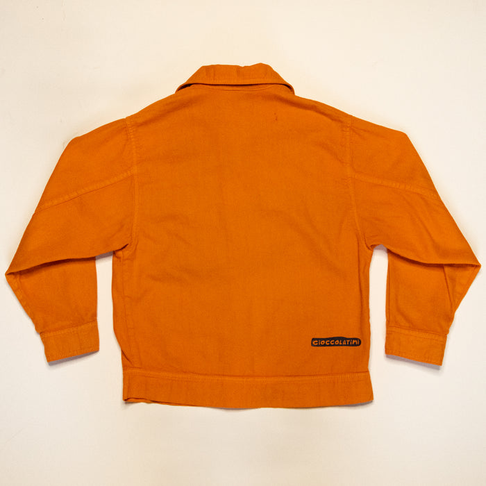 Jnr. Vintage Orange Cotton Jacket (6)