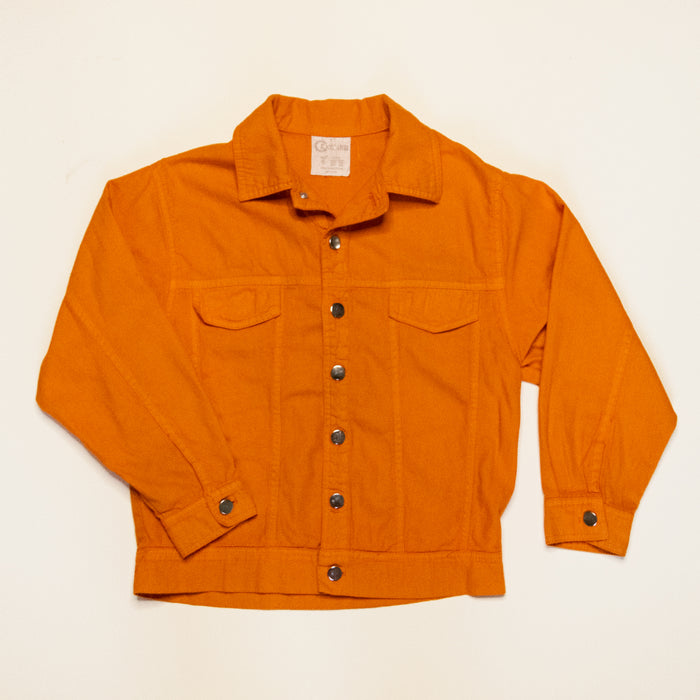 Jnr. Vintage Orange Cotton Jacket (6)