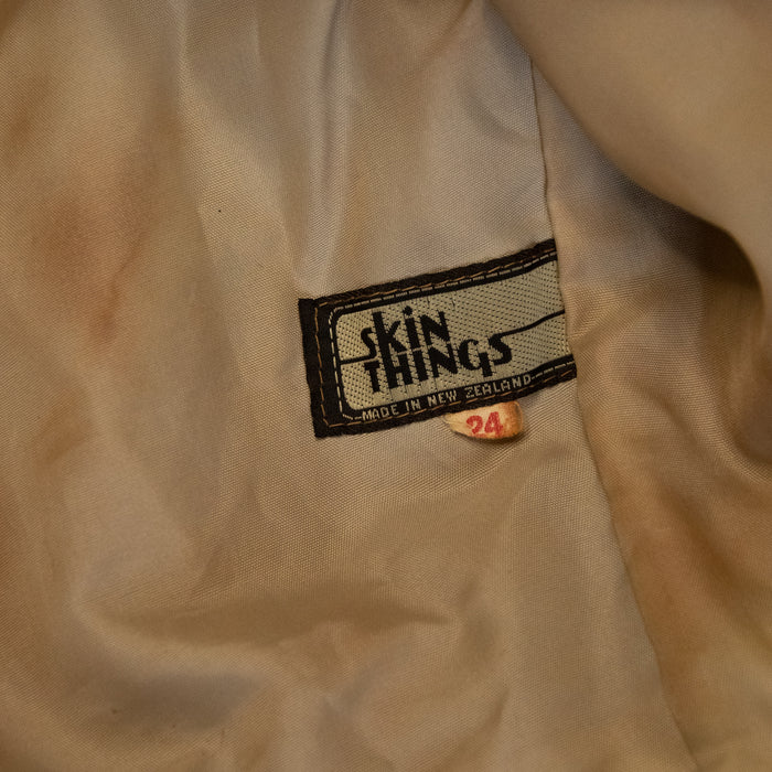 Jnr. Vintage Afghan Suede Shearling Vest 6