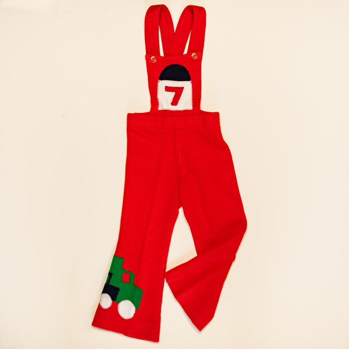 Jnr. 70s Retro French Flare Overalls (2Y)
