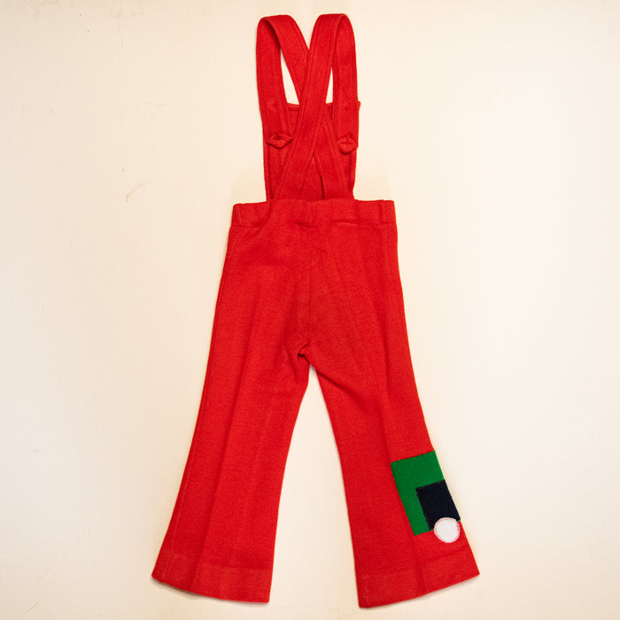 Jnr. 70s Retro French Flare Overalls (2Y)