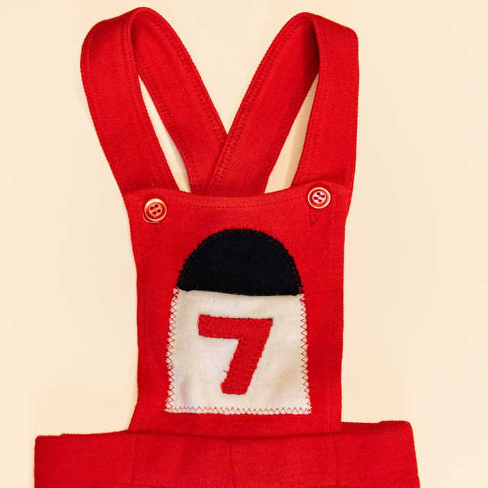 Jnr. 70s Retro French Flare Overalls (2Y)