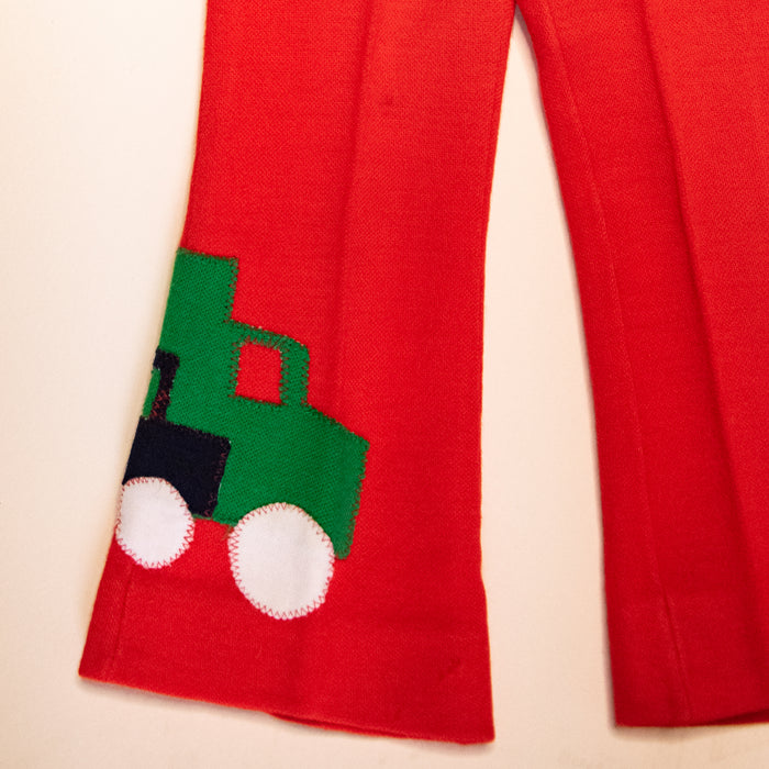 Jnr. 70s Retro French Flare Overalls (2Y)