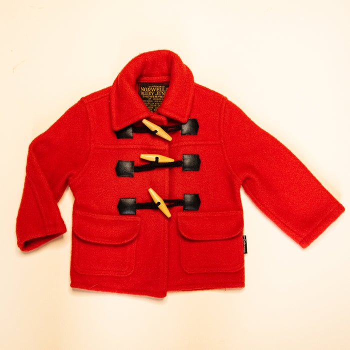 Jnr. Vintage Bluey Paddington Wool Coat (1Y)