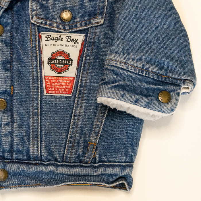 Jnr. Retro Denim Bugle Boy Sherpa Jacket (2Y)