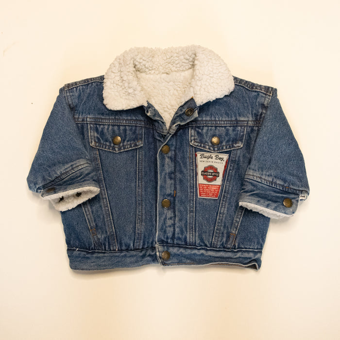 Jnr. Retro Denim Bugle Boy Sherpa Jacket (2Y)