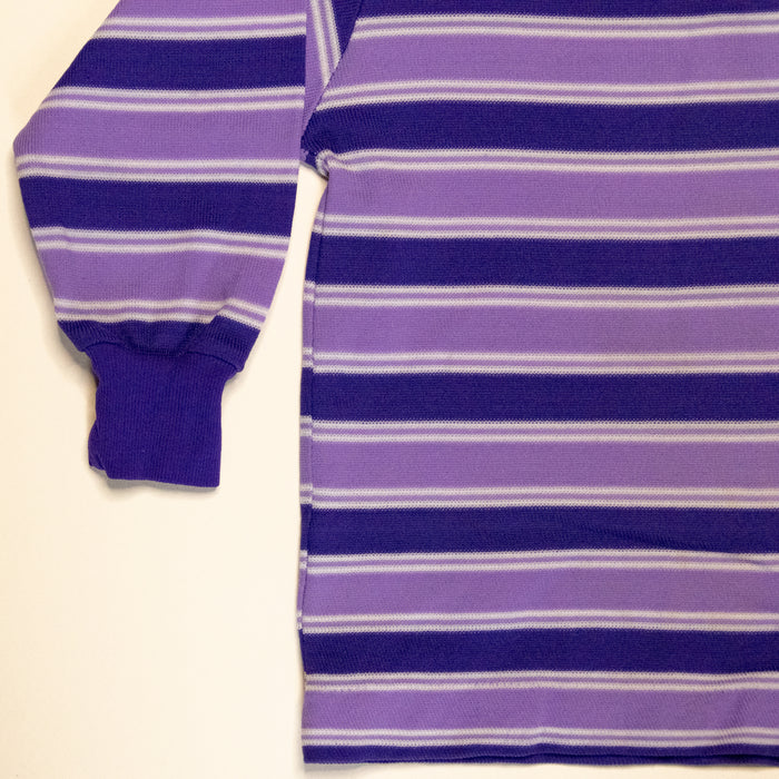 Jnr. Retro Purple Stripe Skivvie (2Y)