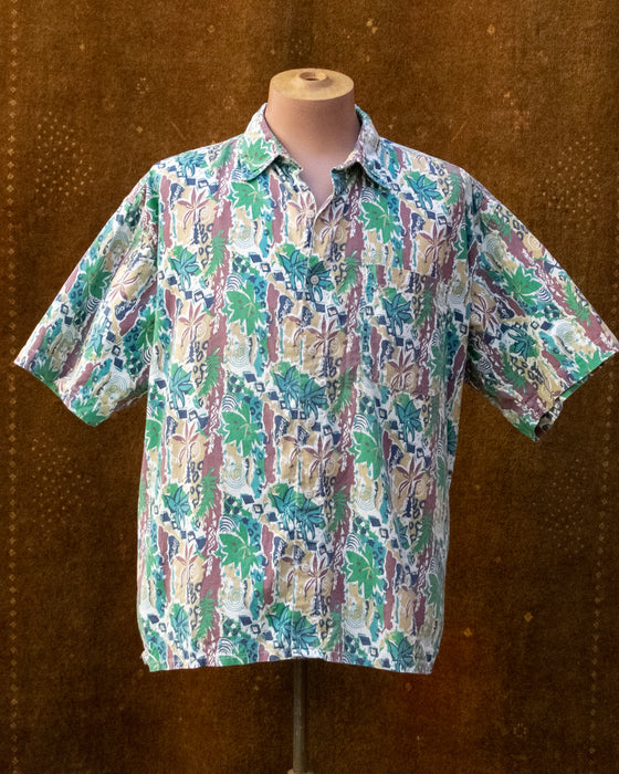 Retro Jeanswest  Patterned Shirt