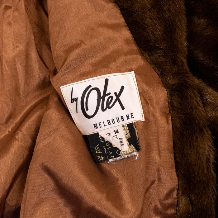 Vintage Faux Fur Jacket by Otex