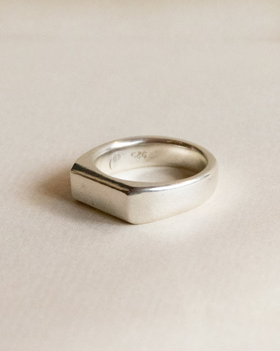 Classic 925 Silver Signet Ring