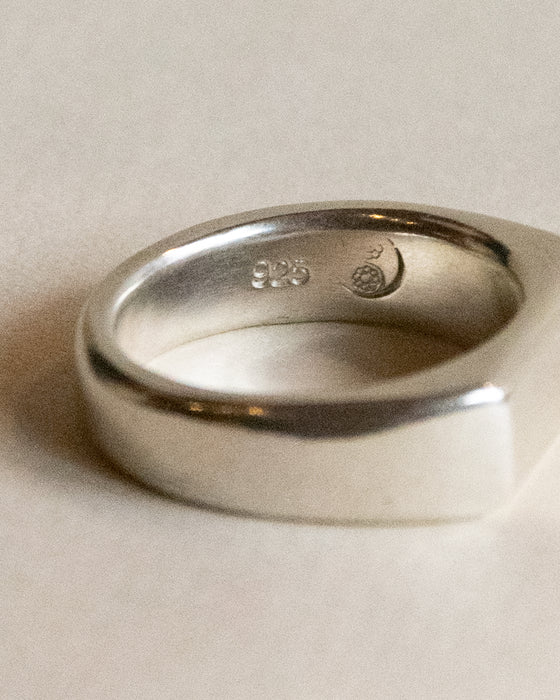 Classic 925 Silver Signet Ring