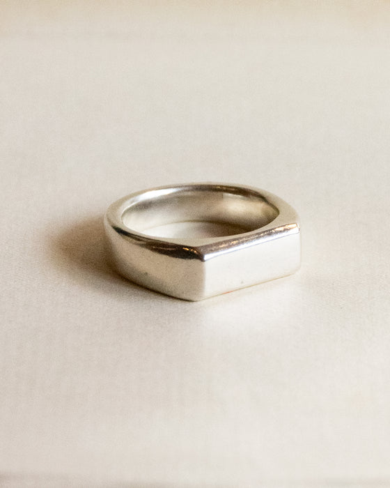 Classic 925 Silver Signet Ring