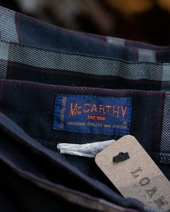 90s Short Navy Check Kilt