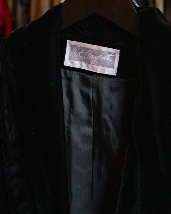 Pat Argenti Black Velvet Jacket