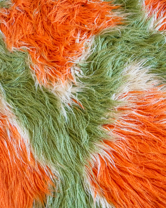 Retro Flokati Shag Rug