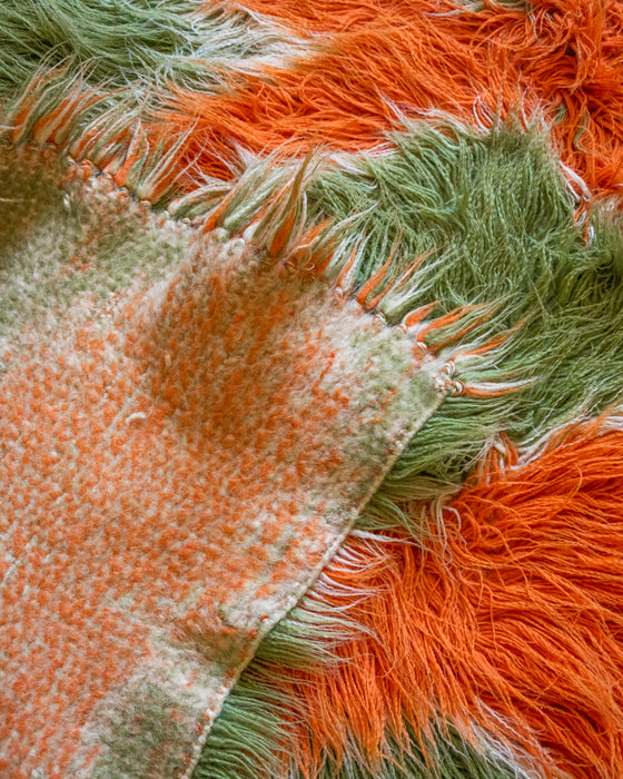 Retro Flokati Shag Rug